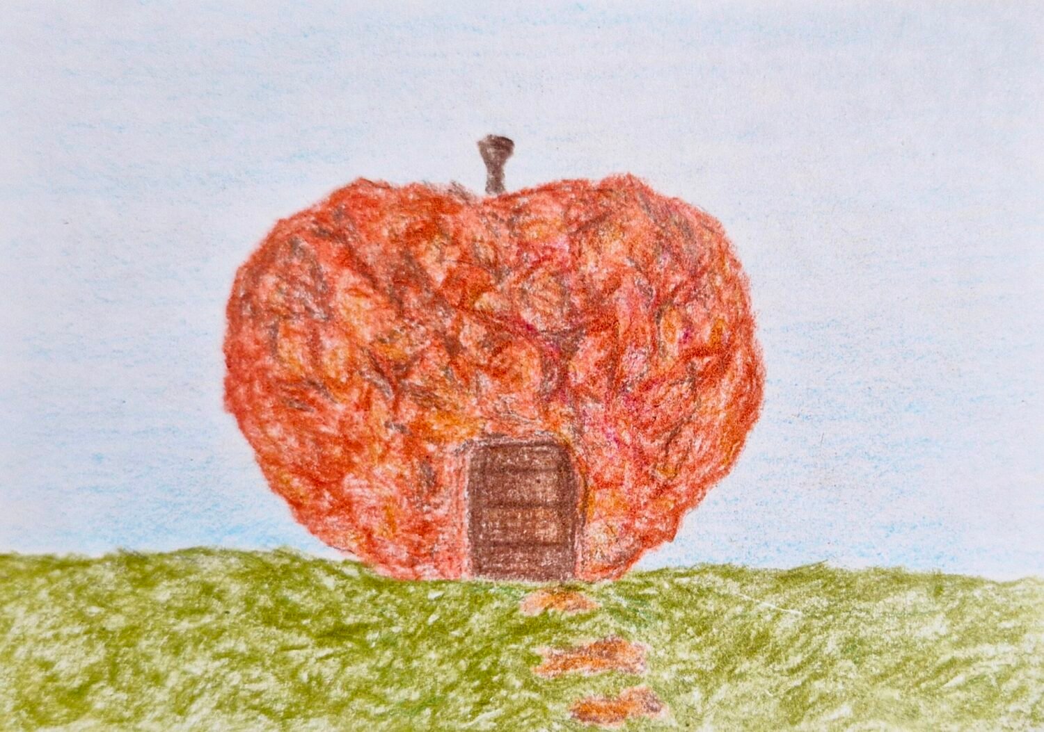 A dry apple house