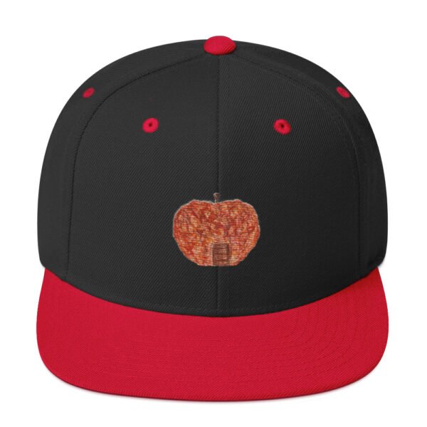 Apple house Snapback Hat - Image 5