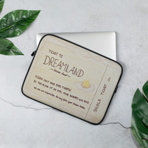 Ticket to Dreamland Laptop Sleeve - Image 2