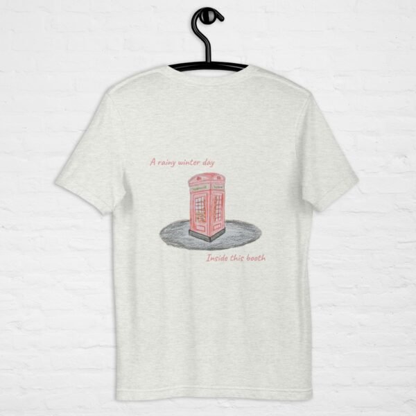 Winter inside a telephone booth T-shirt - Image 3