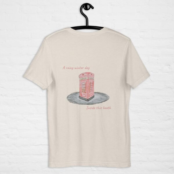 Winter inside a telephone booth T-shirt - Image 5