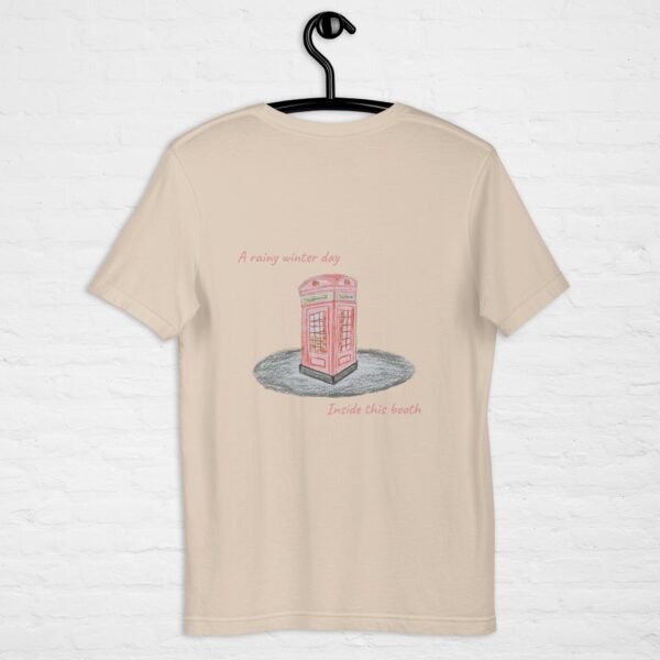 Winter inside a telephone booth T-shirt - Image 7